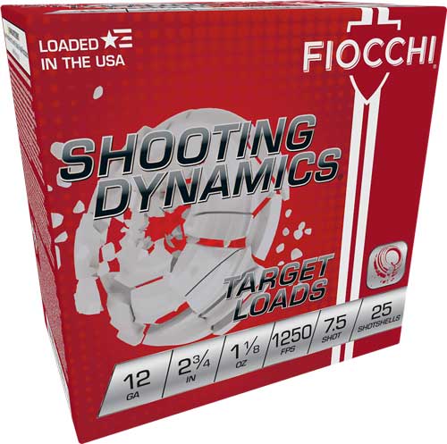 FIOCCHI 12GA 2.75" 1-1/8OZ #7.5 1250FPS 250RD CASE LOT - for sale