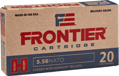 FRONTIER 5.56x45 55GR FMJ 20RD 25BX/CS - for sale