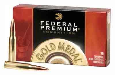 FEDERAL GOLD MEDAL 30-06 168GR MATCHKING 20RD 10BX/CS - for sale
