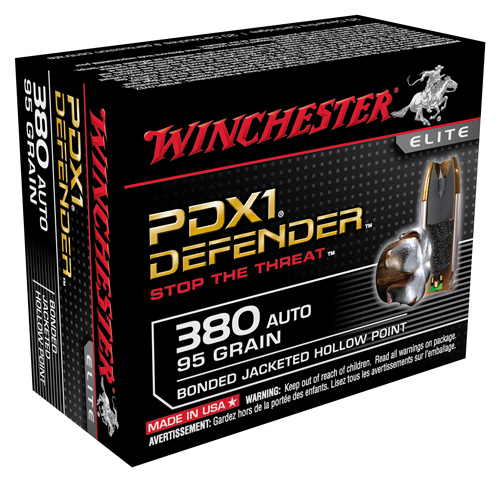 WINCHESTER SUPREME ELITE 380 ACP 95GR PDX1 DEF 20RD 10BX/CS - for sale