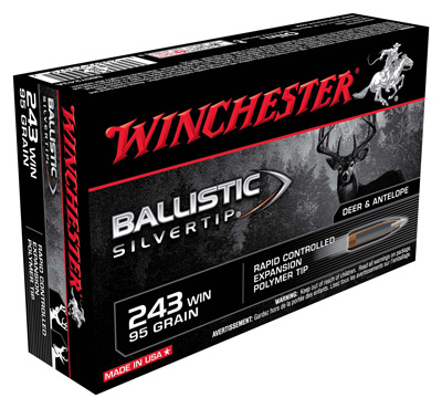 WINCHESTER SUPREME 243 WIN 95GR SILVER-TIP 20RD 10BX/CS - for sale