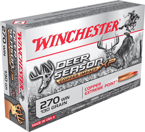 WINCHESTER COPPER IMPACT 270 WSM 130GR XP 20RD 10BX/CS - for sale