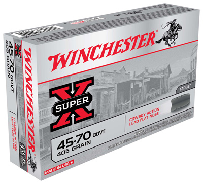 WINCHESTER SUPER-X 45-70 GOV 405GR LEAD-FN 20RD 10BX/CS - for sale