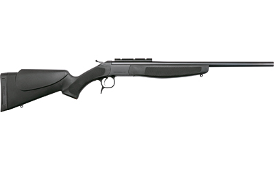 CVA SCOUT COMPACT 243 WIN 20" W/RAIL BLUED/BLACK SYNTHETIC - for sale