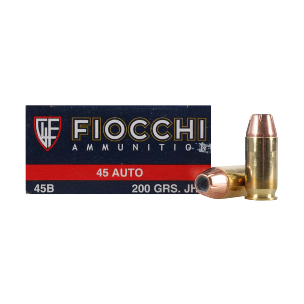 FIOCCHI 45 ACP 200GR JHP 50RD 10BX/CS - for sale