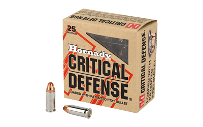 HORNADY CRITICAL DEFENSE 25 ACP 35GR FTX 25RD 10BX/CS - for sale
