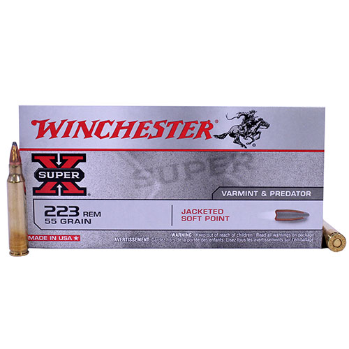 WINCHESTER SUPER-X 223 REM 55GR JSP 20RD 10BX/CS - for sale