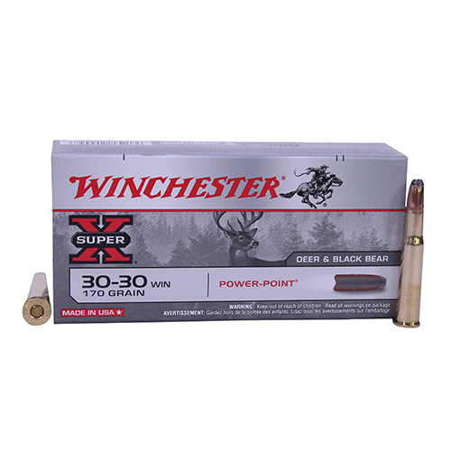 WINCHESTER SUPER-X 30-30 WIN 170GR POWER POINT 20RD 10BX/CS - for sale