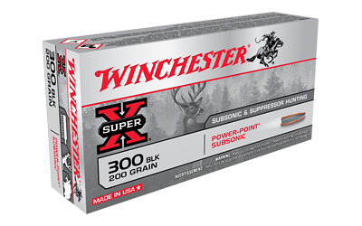WINCHESTER 300 AAC 200GR SUBSONIC POWER PT 20RD 10BX/CS - for sale