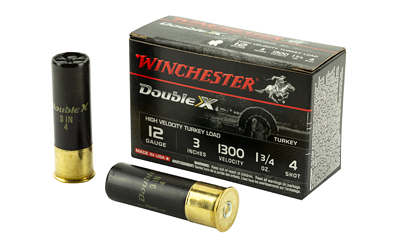 WINCHESTER DOUBLE-X 12GA 3" 1-3/4OZ #4 10RD 10BX/CS - for sale
