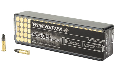 WINCHESTER SUPER SUPPRESSED 22LR 45GR LEAD-RN 100RD 20BX/C - for sale