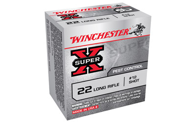 WINCHESTER SUPER-X SHOTSHELL 22LR #12 SHOT 50RD 100BX/CS - for sale